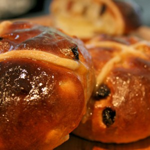 Saffron Hot Cross Buns